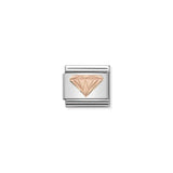 Nomination Composable Classic Link Rose Gold Diamond