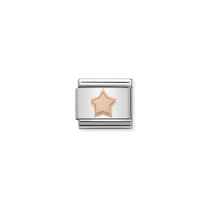 Nomination Composable Classic Link Rose Gold Engraved Star