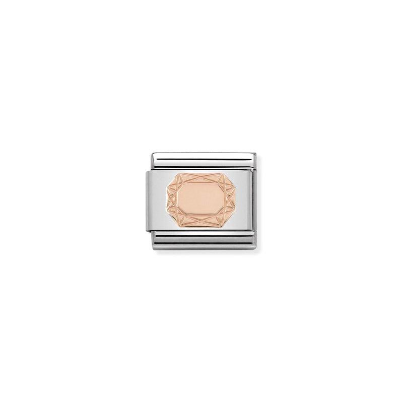 Nomination Composable Classic Link Rose Gold Gemstone