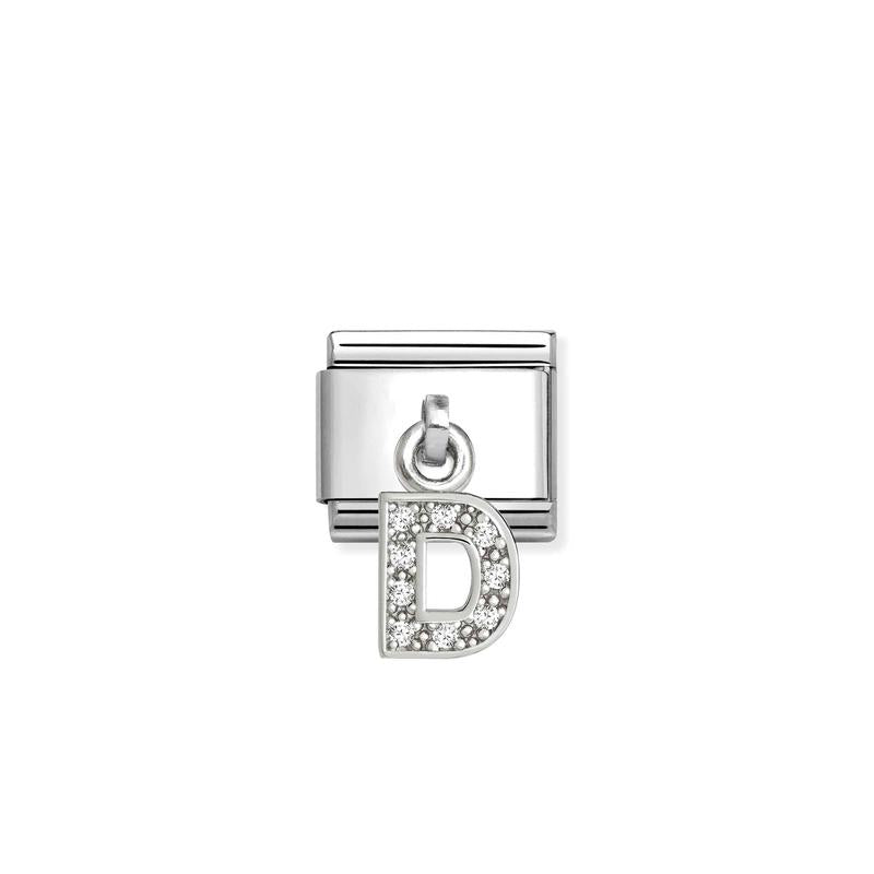 Nomination Composable Classic Link, Sparkling Letter F