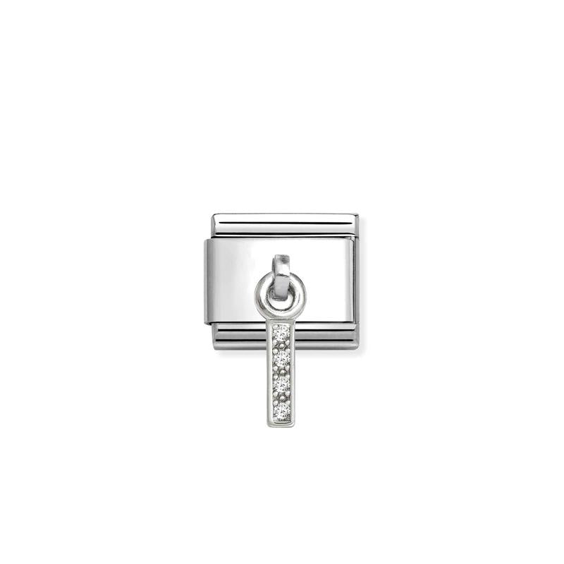 Nomination Composable Classic Link, Sparkling Letter I