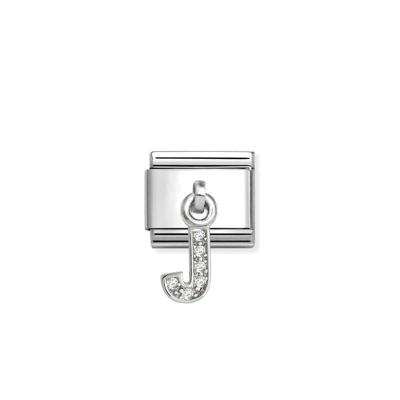 Nomination Composable Classic Link, Sparkling Letter J