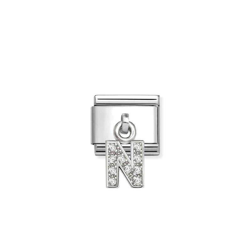 Nomination Composable Classic Link, Sparkling Letter N
