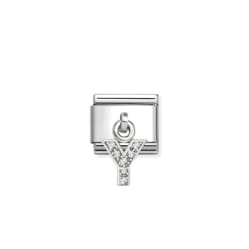 Nomination Composable Classic Link, Sparkling Letter Y