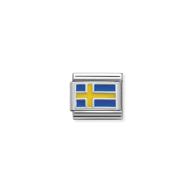 Nomination Composable Classic Link Sweden With Enamel