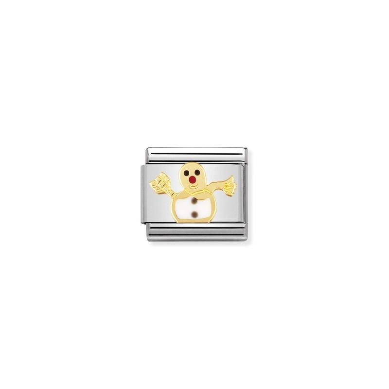 Nomination Composable Classic Link white Snowman