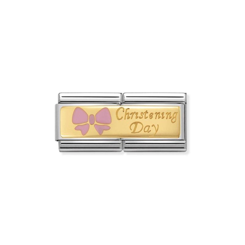 Nomination Composable Classic Pink Christening Double Link