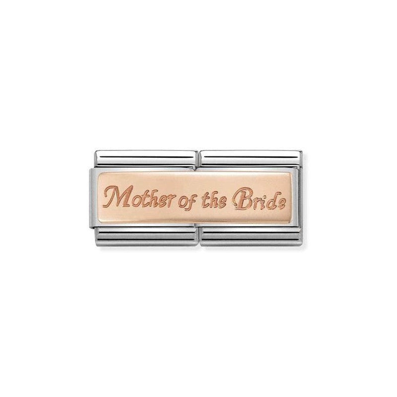 Nomination Composable Double Link Mother Of The Bride, 9K Rose Gold