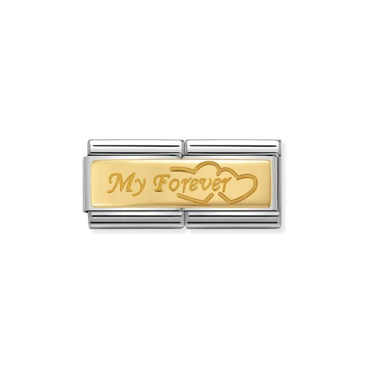 Nomination Composable Double Link My Forever, 18K Gold
