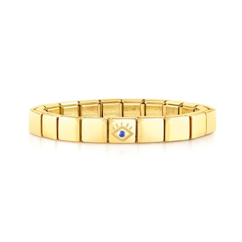 Nomination Composable Glam Bracelet, Eye Cz Blue