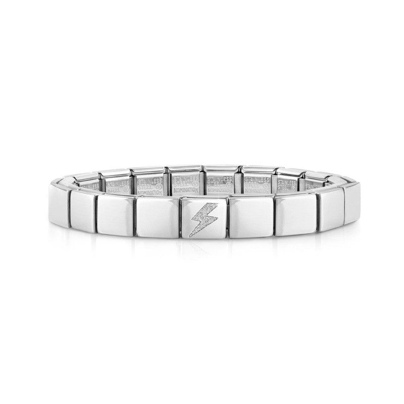 Nomination Composable Glam Bracelet, Thunderbolt Glitter