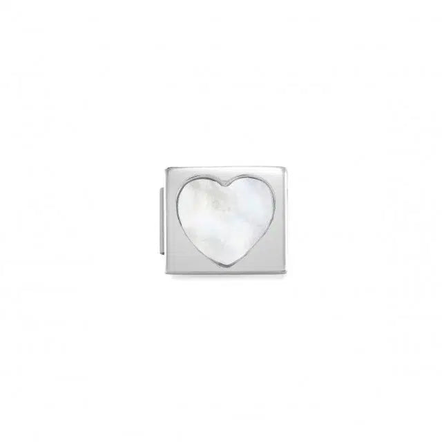 Nomination Composable Glam Link Heart Mother Of Pearl