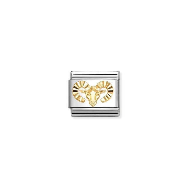 Nomination Composable Link Aries Zodiac, 18K Gold - front
