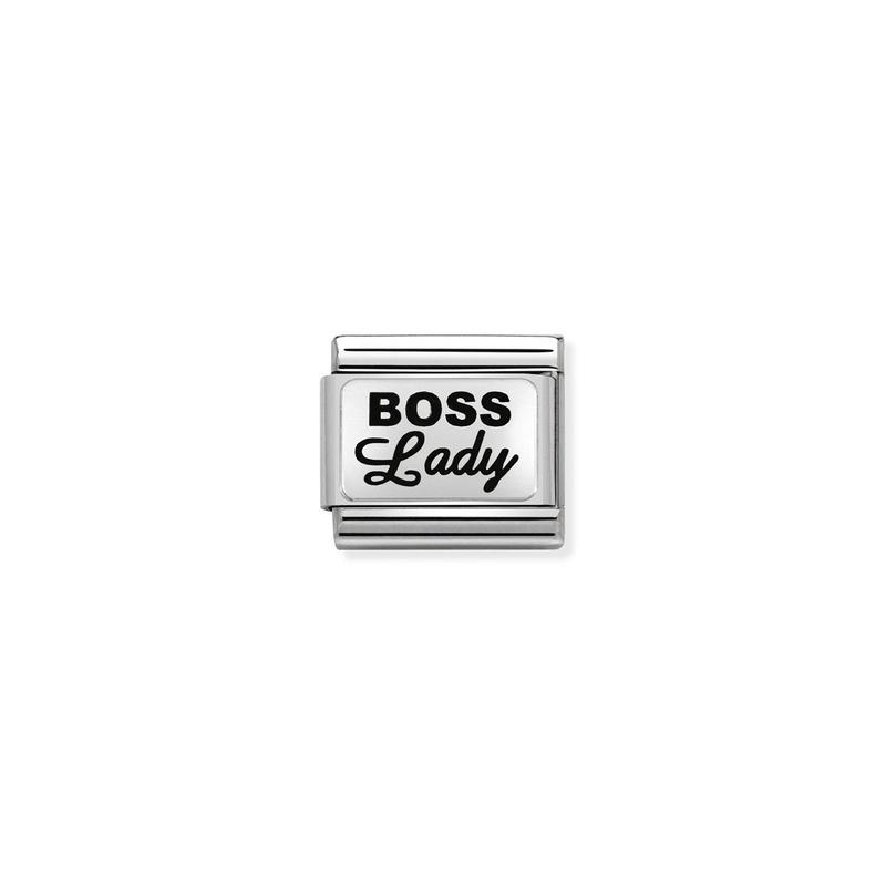 Nomination Composable Link Boss Lady, Silver