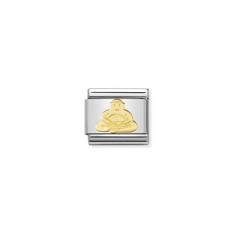 Nomination Composable Link Buddha, 18K Gold