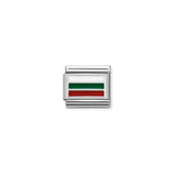 Nomination Composable Link Bulgaria Flag, Silver & Enamel
