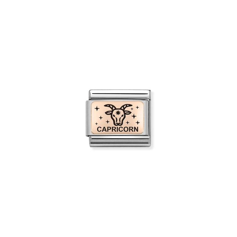 Nomination Composable Link Capricorn, 9K Rose Gold