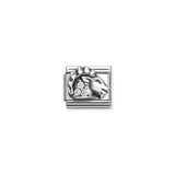 Nomination Composable Link Capricorn, Cubic Zirconia, Silver