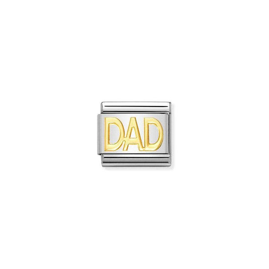 Nomination Composable Link Dad, 18K Gold