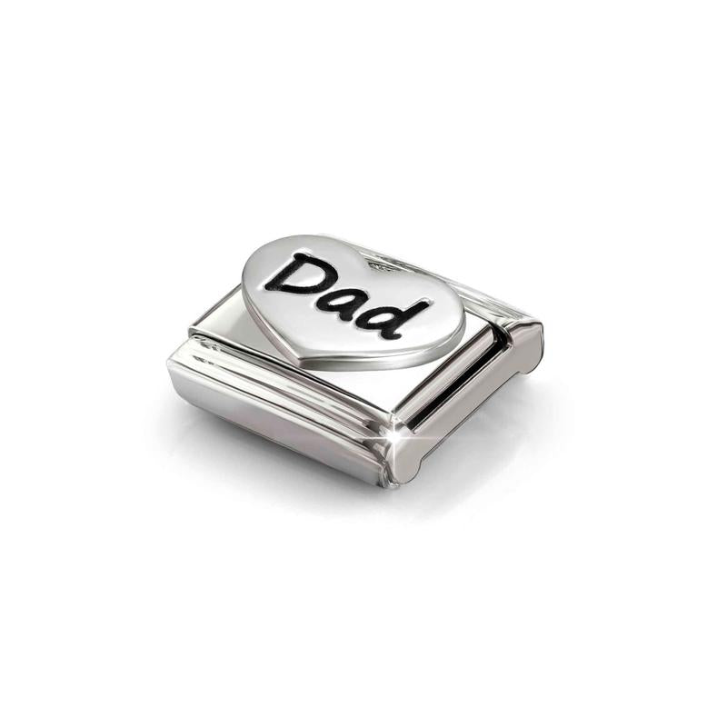 Nomination Composable Link Dad, Silver - angle 2