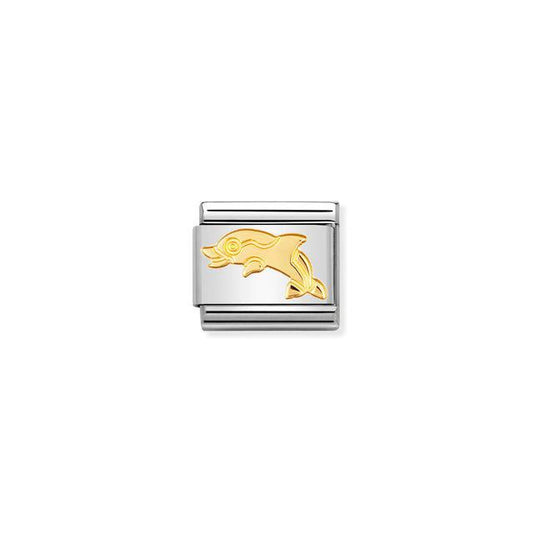 Nomination Composable Link Dolphin, 18K Gold