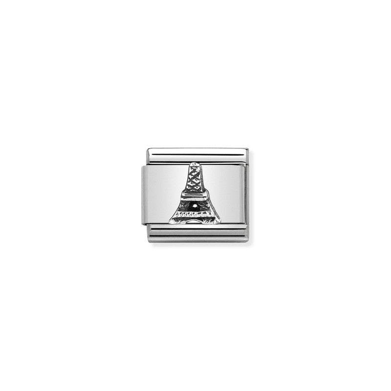 Nomination Composable Link Eiffel Tower, Silver