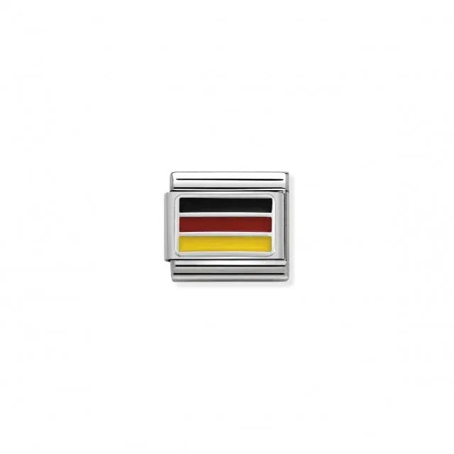 Nomination Composable Link Germany Flag, Silver & Enamel