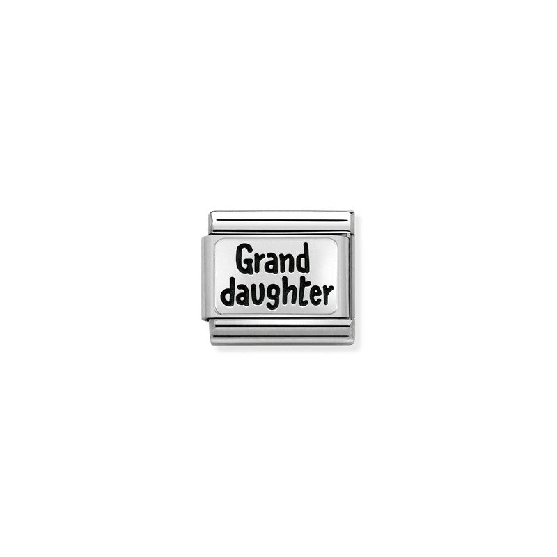 Nomination Composable Link Granddaughter, Silver