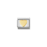 Nomination Composable Link Heart, 18K Gold