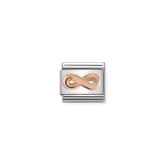 Nomination Composable Link Infinity, 9K Rose Gold