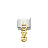 Nomination Composable Link Infinity Hanging Charm, 18K Gold