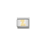 Nomination Composable Link Letter Z, 18K Gold