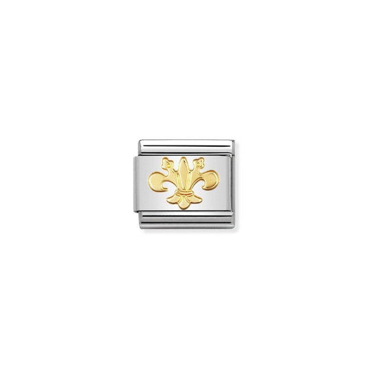 Nomination Composable Link Lily, 18K Gold