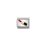 Nomination Composable Link Lipstick, 9K Rose Gold & Enamel