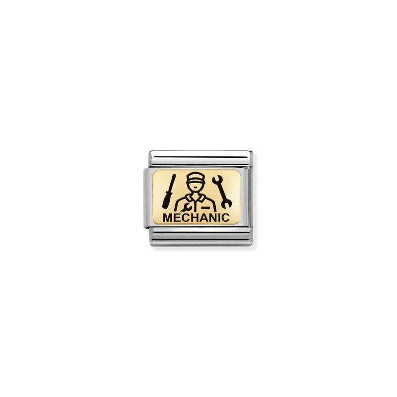 Nomination Composable Link Mechanic, 18K Gold