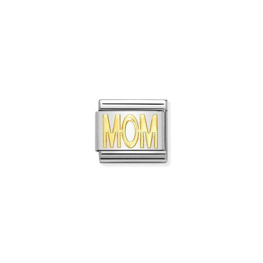 Nomination Composable Link Mom, 18K Gold