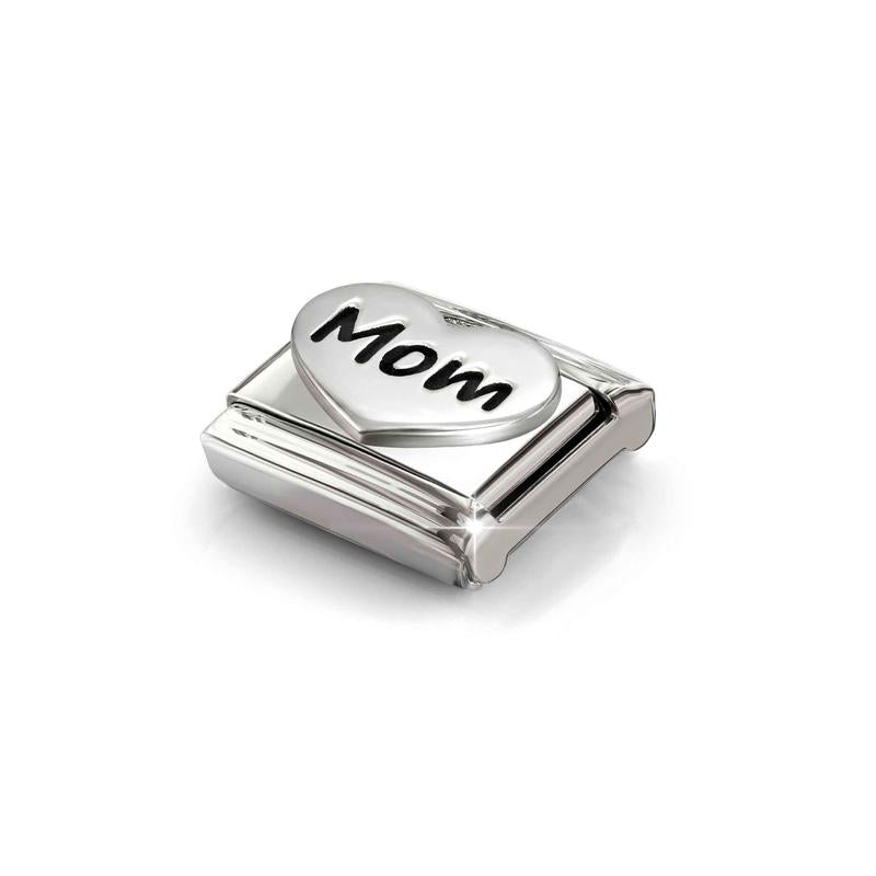 Nomination Composable Link Mom, Silver - angle 2