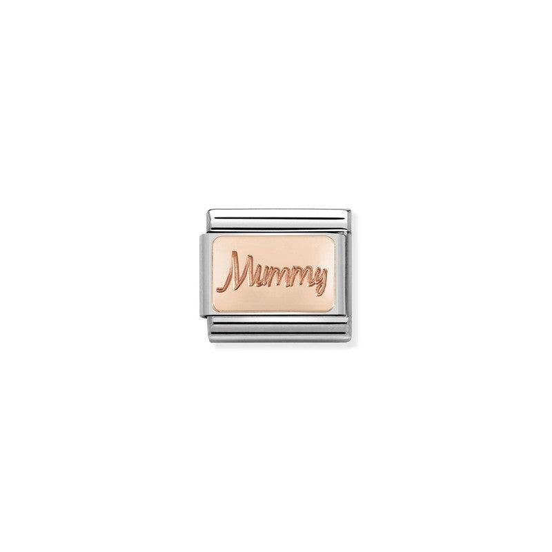 Nomination Composable Link Mummy, 9K Rose Gold