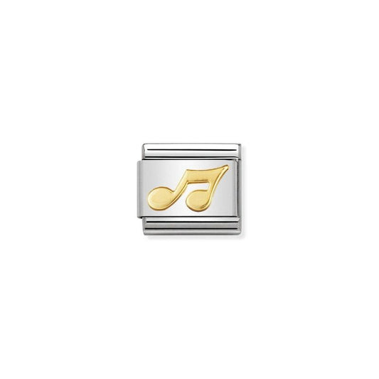Nomination Composable Link Musical Note, 18K Gold