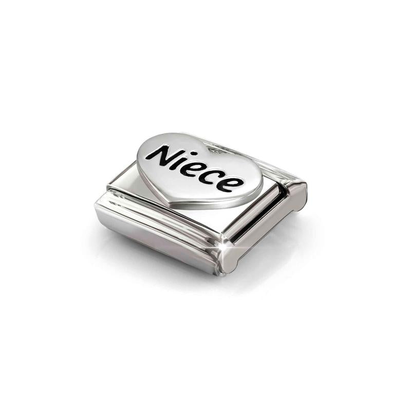 Nomination Composable Link Niece, Silver - angle 2