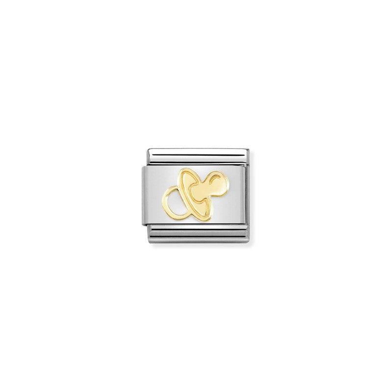 Nomination Composable Link Pacifier, 18K Gold
