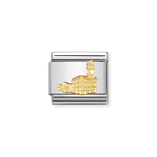 Nomination Composable Link Palazzo Vecchio, 18K Gold