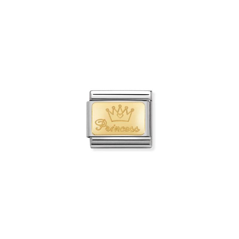 Nomination Composable Link Princess, 18K Gold