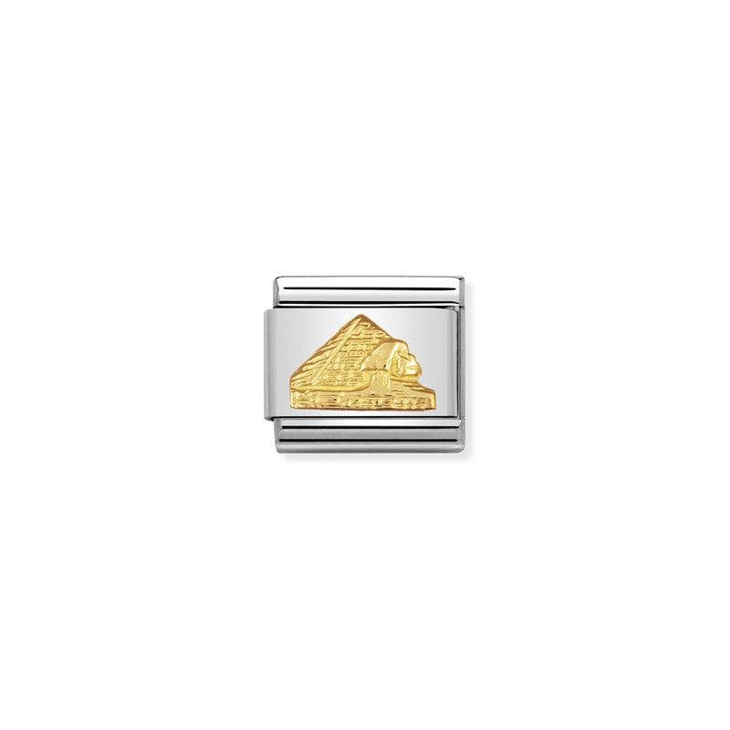 Nomination Composable Link Pyramid, 18K Gold