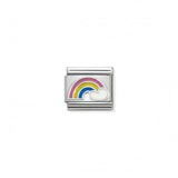 Nomination Composable Link Rainbow Cloud, Silver & Enamel