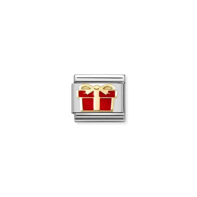 Nomination Composable Link Red Gift, 18K Gold & Enamel
