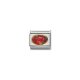 Nomination Composable Link Red Opal Stone, 18K Gold