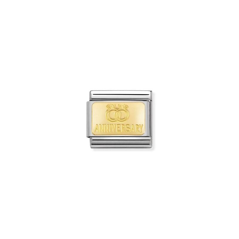 Nomination Composable Link Rings, 18K Gold