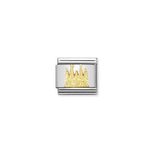 Nomination Composable Link Sagrada Familia, 18K Gold