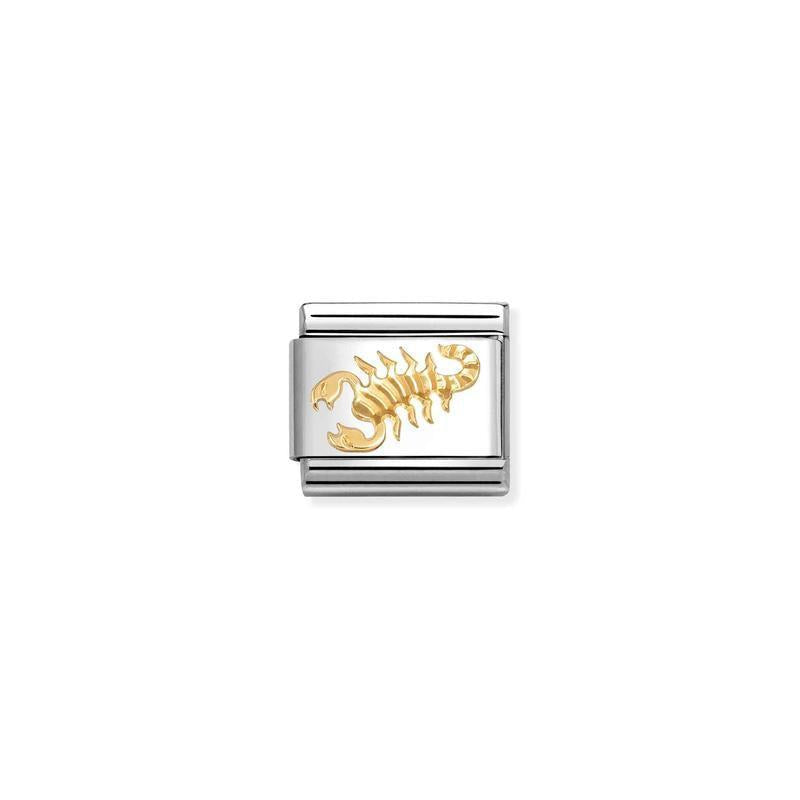 Nomination Composable Link Scorpio Zodiac, 18K Gold - front